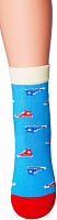 Шкарпетки дитячі Giulia KSL-008 calzino blue р.22 блакитно-червоний 