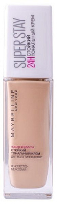 Тональний крем Maybelline New York Superstay 24H 06 Світло-бежевий 30 мл