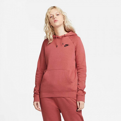 Джемпер Nike ESSNTL FLC PO HOODIE DX2316-691 р. M бордовий