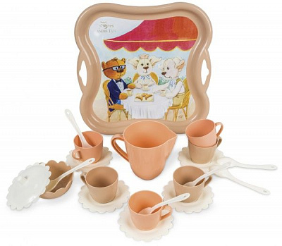 Игровой набор посуды Тигрес Модное чаепитие