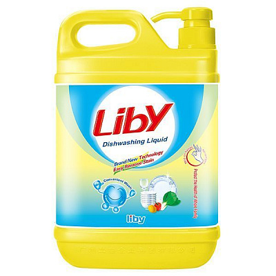 Средство для ручного мытья посуды LIBY фруктов и овощей Цитрус 1,9л