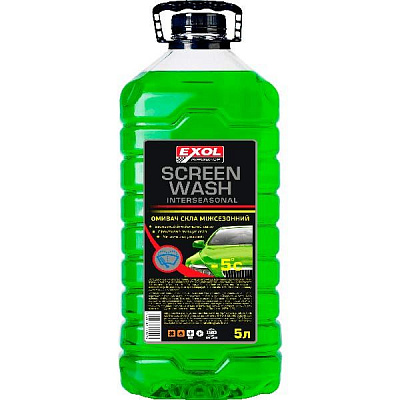 Омыватель стекла EXOL межсезонные -5°С 5л 