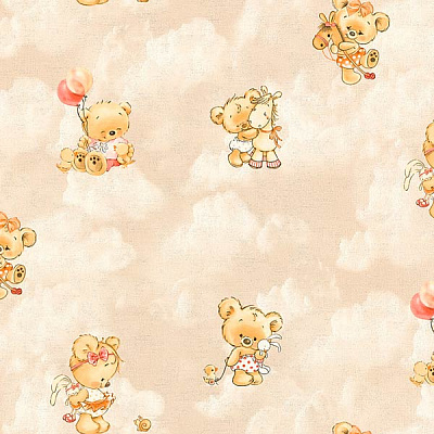 Славянские обои Elegance B121 Мишки V325-01 1.03x10.05 м