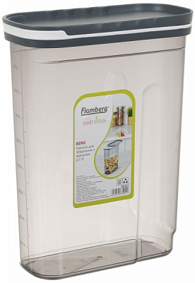 Ємність для зберігання з кришкою BERG 2.7 л Flamberg