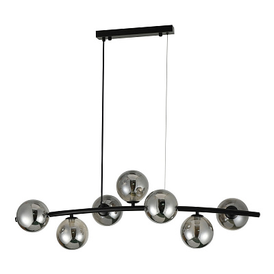 Люстра подвесная Miorro Sapori 930x280x900 мм 7x7 Вт G9 черный хром 51-311-174