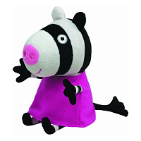 М'яка іграшка TY Peppa Pig Zoe Zebra 15 см 46174