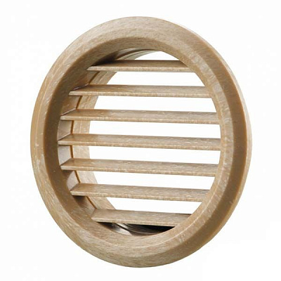 Решетка для вентиляции МВ 50/4 бВ дуб светлый пластик дуб светлый