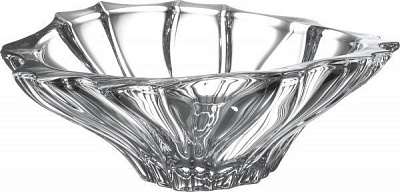 Ваза стеклянная прозрачная Plantica 33 см Bohemia