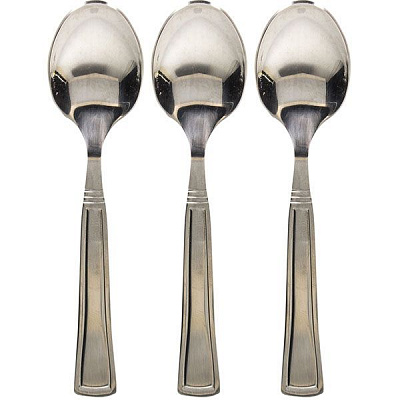 Набір чайних ложок Helfer Дзеркальні 3 шт