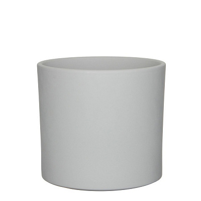 Вазон керамічний Edelman Era 23 см круглий 7,4 л пісочний/світло-сірий (1035831)