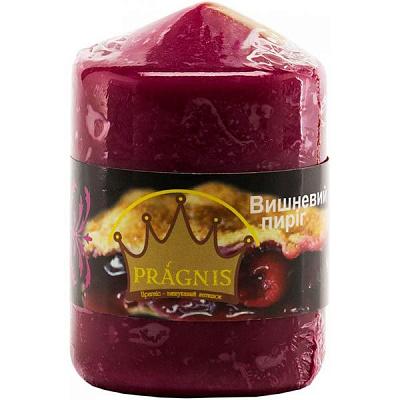 Арома-свеча Pragnis вишневый пирог 80 мм