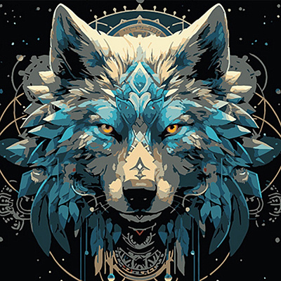 Набор для росписи по номерам Strateg на черном фоне в ассортименте 40х40 см