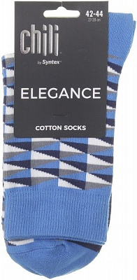 Шкарпетки чоловічі CHILI CHILI ELEGANCE 163 фігура р. 25-26 синій