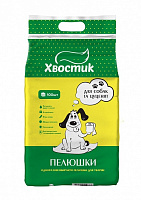 Пелюшки одноразові ТМ Хвостик 60x90 см 100 шт. для собак/для цуценят