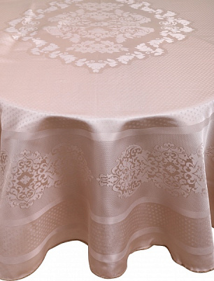 Скатерть Caramel кругло d160 бежевый Karna 