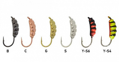 Мормишка Fishing ROI вольфрамова Опаріш з вушкам, 2,5MM 0,25GR COPPER