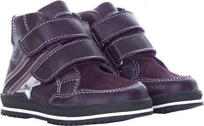 Полуботинки для девочек MiracleMe 4516 р.26 фиолетовый 