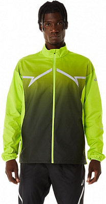 Ветровка Asics LITE-SHOW JACKET 2011C745-300 р.M зеленый