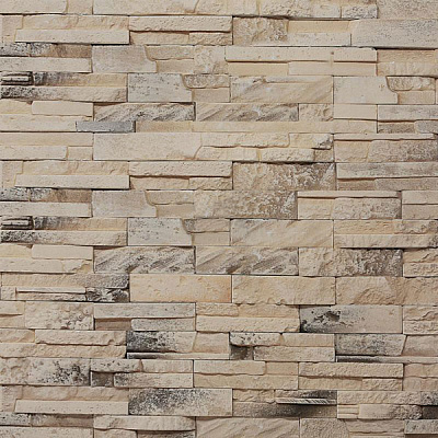 Плитка гипсовая прямая RUSTIKA Валенсия сливки 0,49 кв.м 