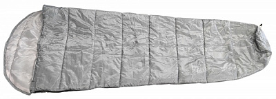 Спальный мешок Grilland с капюшоном 68102 220+50х75 см серый