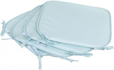 Набір подушок на стілець Горох блакитний UP! (Underprice)