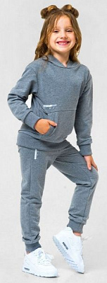 Спортивний костюм Smil р.146 темно-сірий меланж 117228