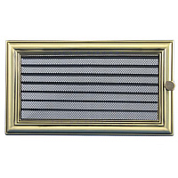 Решітка камінна з жалюзі  4FIRE 17х30 ретро