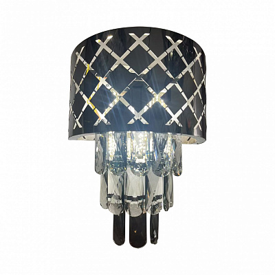 Бра NEW ARTIER Cris-Art Structa CH 3 x E14 хром