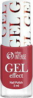 Лак для ногтей Colour Intense Gel Effect 65 022 Темно-коралловый 5 мл 