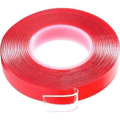 Монтажная двусторонняя лента PROзапас 6 мм х 2 м прозрачная тонкая PZ1050-6-2,0