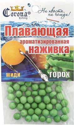 Насадка Corona Fishing плавающая ароматизированная горох midi