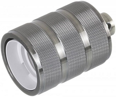 Патрон электрический EMT гладкий 12 E27 металл хром 22-0137У