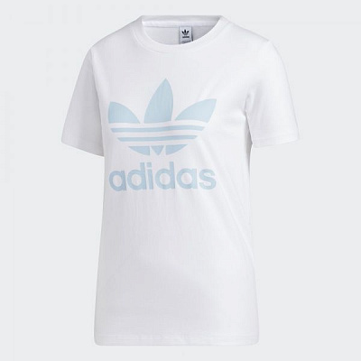 Футболка Adidas TREFOIL TEE FM3293 38 белый