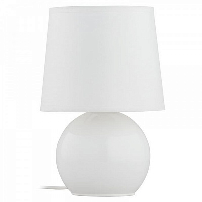 Настольная лампа декоративная TK Lighting Pico 1PL-5158 1x15 Вт E27 белый глянец 