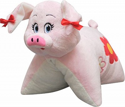 М'яка іграшка Stip Подушка Хрюша 28 см