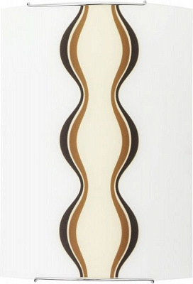 Світильник настінно-стельовий Nowodvorski Cafe 3 1x60 Вт E14 з малюнком 1500