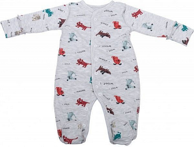 Комбинезон детский Фламинго р.56 меланж 365-209 