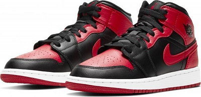 Кроссовки Nike AIR JORDAN 1 MID 554725-074 р.4,5Y красный