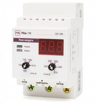 Реле напруги Промавтоматика РНм 132