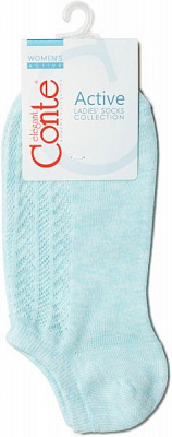 Шкарпетки жіночі Conte Active (ультракороткі) 19С-185СП 179 р. 25 блідо-бірюзовий