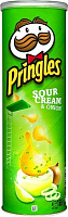 Чипсы Pringles Sour cream and onion 165 г (5053990101597) 