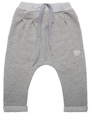 Штани дитячі Габбі Горошки р.62 сірий BR-19-28