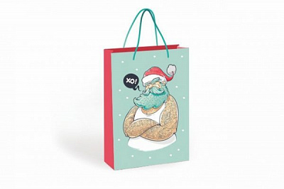 Пакет бумажный вертикальний НГ New 33х23х8 см