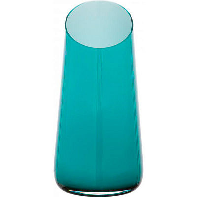 Ваза Wrzesniak Glassworks Maestro сине-зеленая