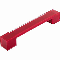 Мебельная ручка 160 мм красный Poliplast 0306VE Red