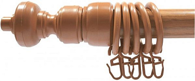 Карниз ОМіС одинарний укомплектований d28 мм 300 см черешня