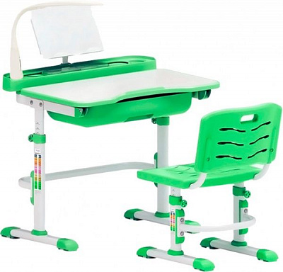 Комплект стіл і стілець Evo-kids Evo-18 Z полиця, лампа