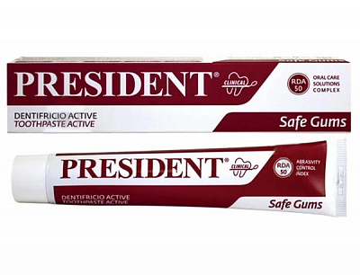 Зубна паста PresiDENT Activ Clinical (RDA-75) 75 мл