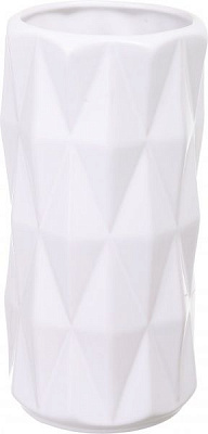 Ваза керамическая белый Перун 28 см Rezon