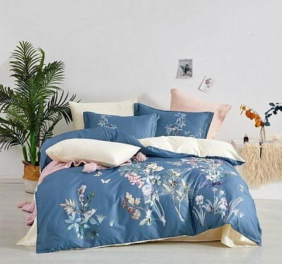 Комплект постельного белья 2.0 JYBY112 синий Word of Dream 